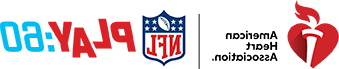 美国心脏协会和NFL PLAY60标志
